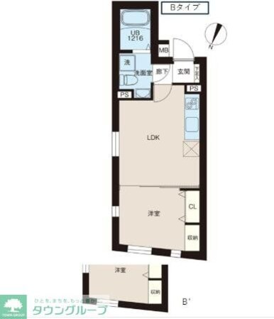 レピュア北池袋駅前レジデンスの物件間取画像